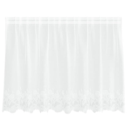 Curtains with Curtains White 200x80cm Polyester