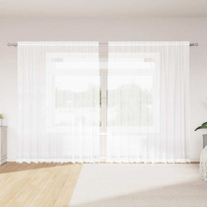 Curtains with Curtains White 300x240cm Polyester