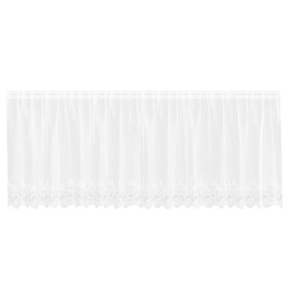 Curtains with Curtains White 400x120cm Polyester