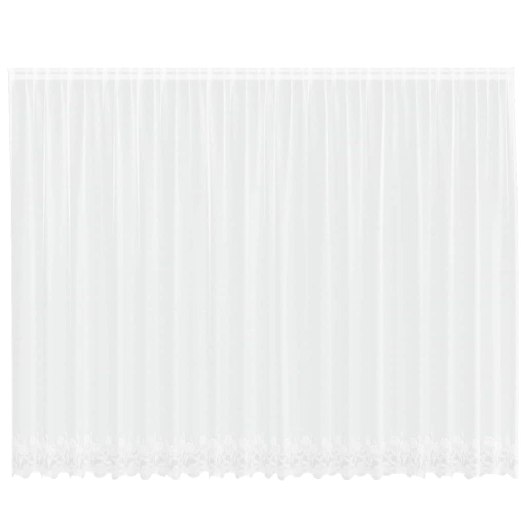 Curtains with Curtains White 500x245cm Polyester