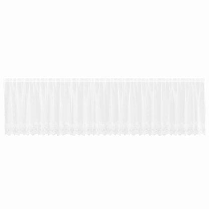 Curtains with Curtains White 600x120cm Polyester