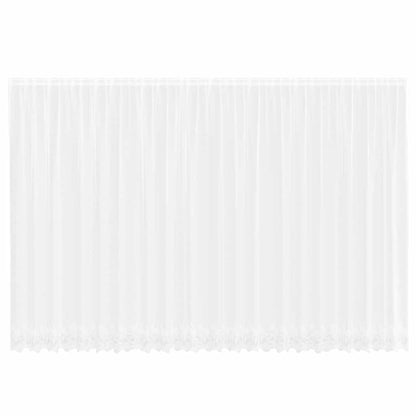 Curtains with Curtains White 600x245cm Polyester