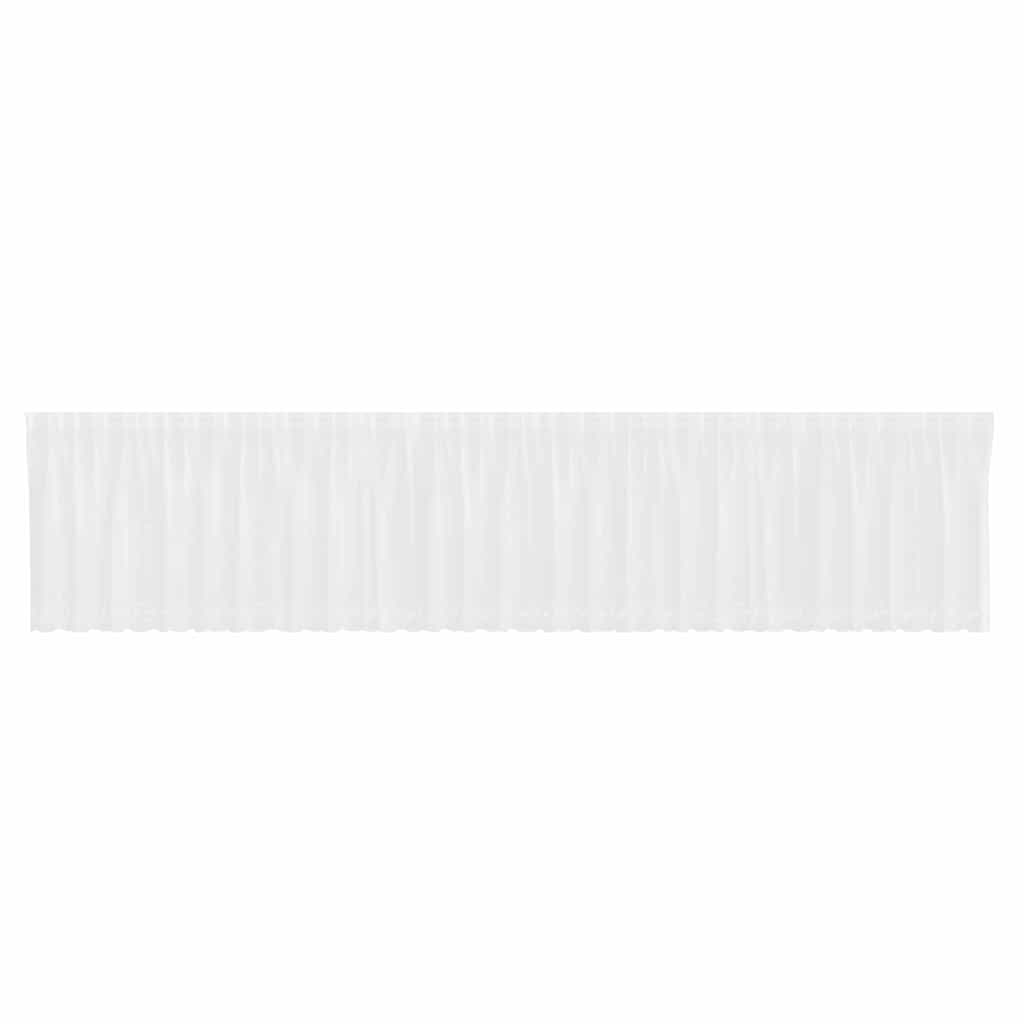 Curtains with Curtains White 750x120cm Polyester