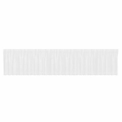 Curtains with Curtains White 750x120cm Polyester