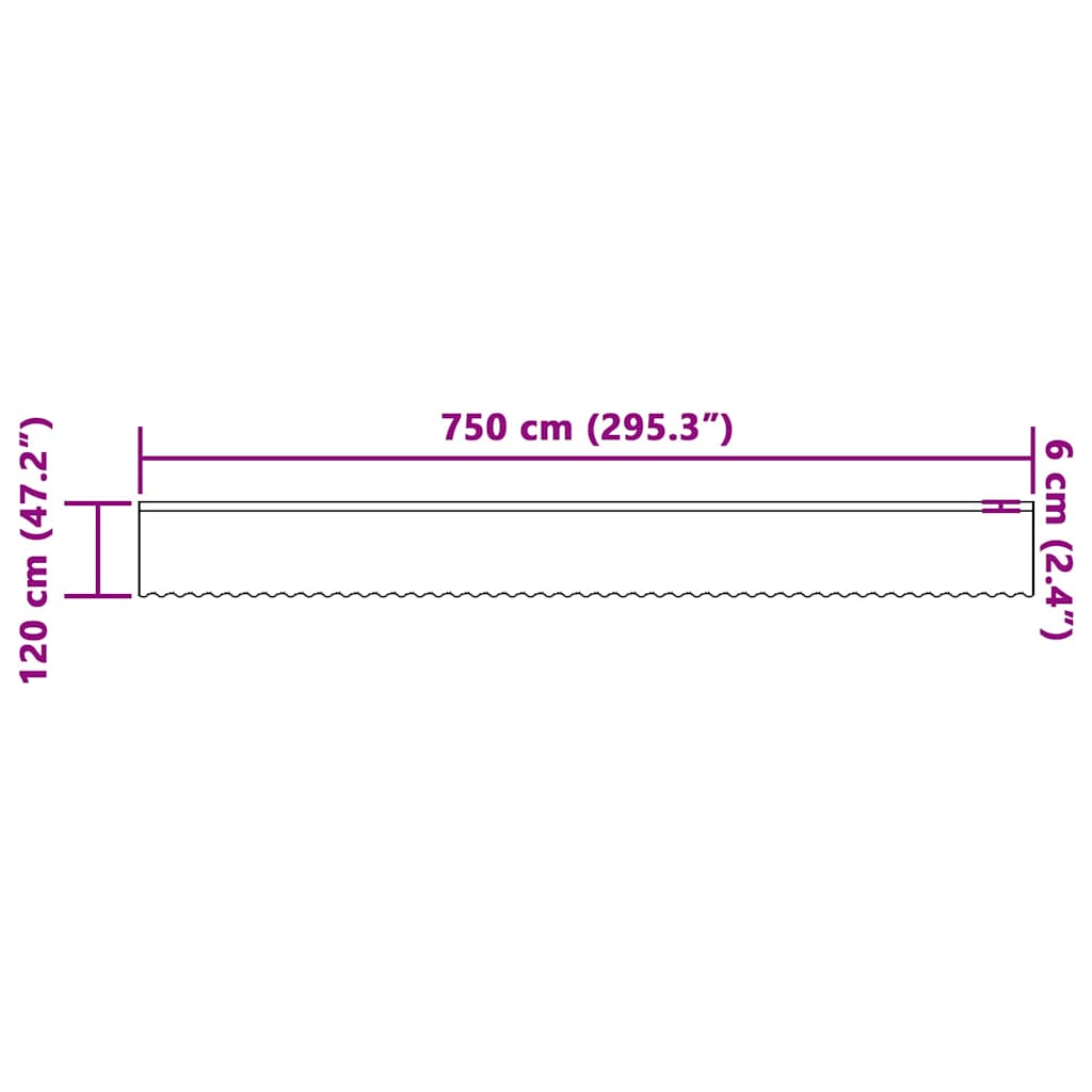 Curtains with Curtains White 750x120cm Polyester