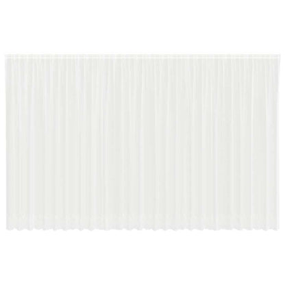Curtains with Curtains White 750x300cm Polyester