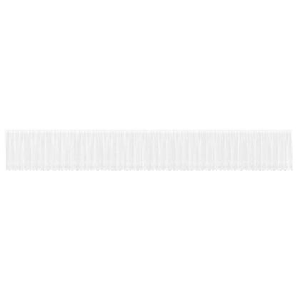 Curtains with Curtains White 1200x120cm Polyester