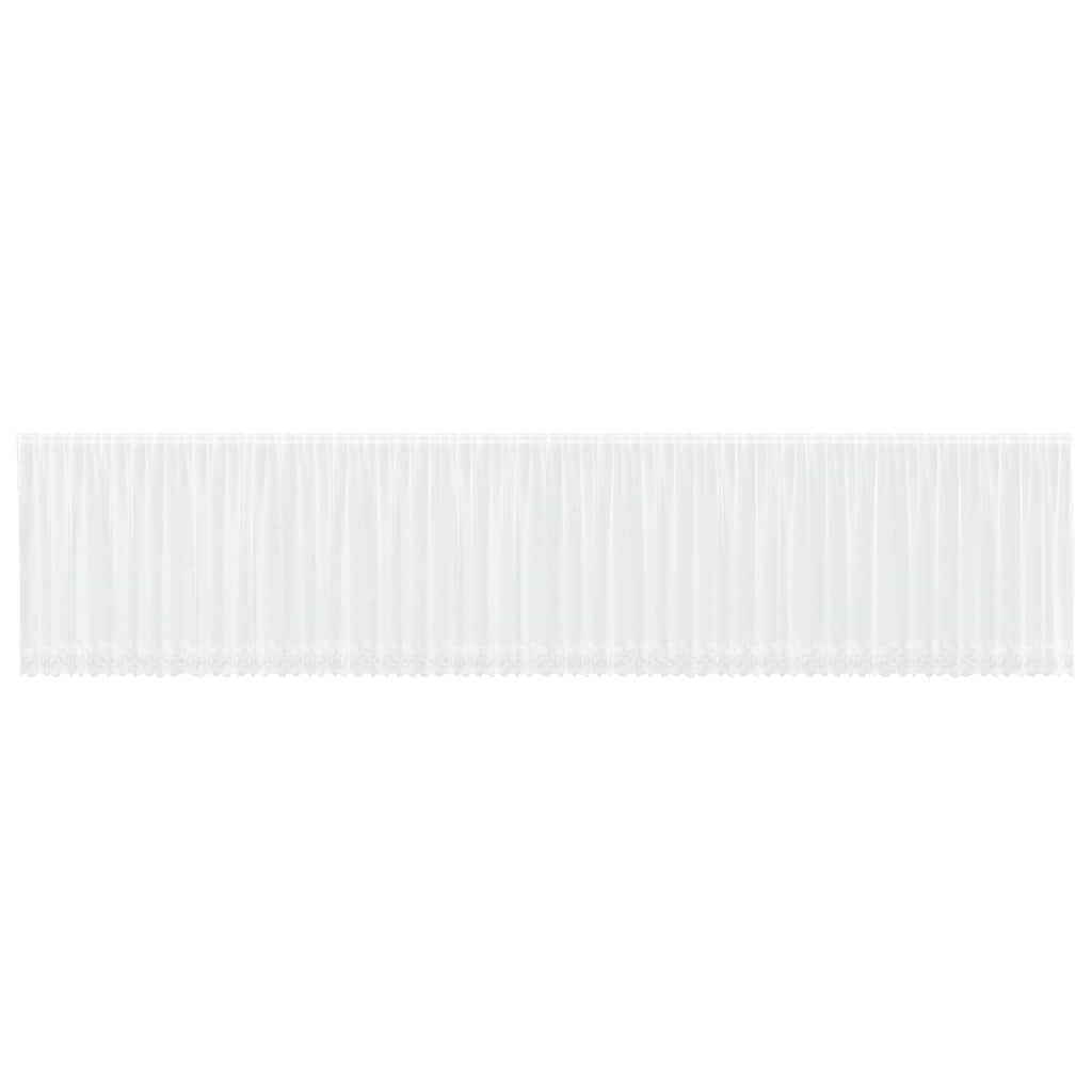 Curtains with Curtains White 1200x160cm Polyester