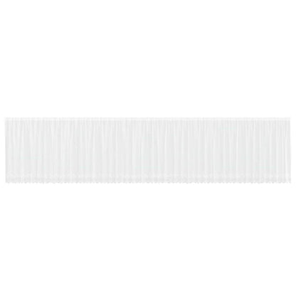 Curtains with Curtains White 1200x160cm Polyester
