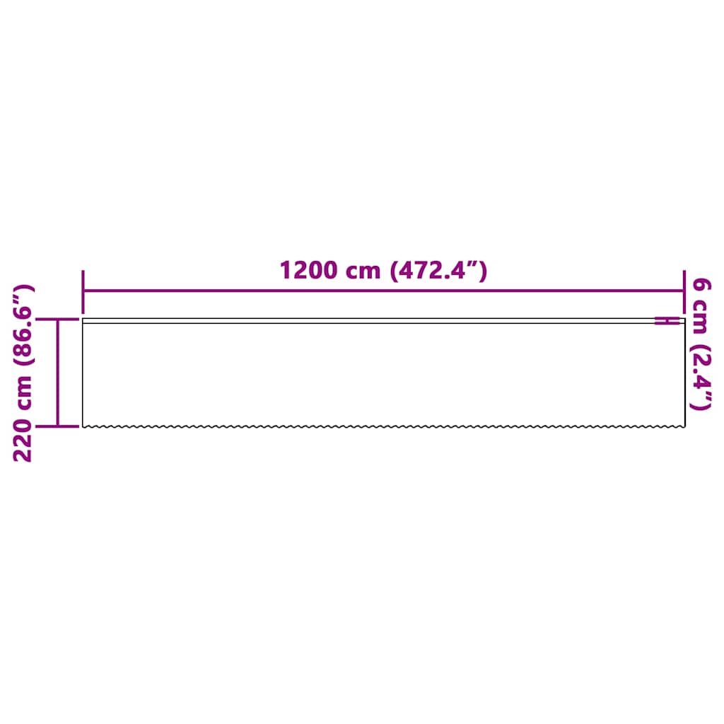 Curtains with Curtains White 1200x220cm Polyester