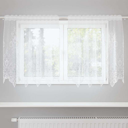 Curtains with Curtains White 150x100cm Polyester