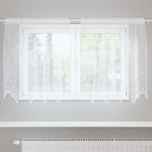 Curtains with Curtains White 150x100cm Polyester