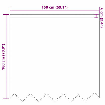 Curtains with Curtains White 150x180cm Polyester