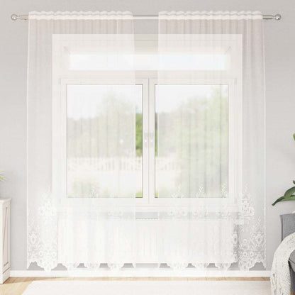 Curtains with Curtains White 150x200cm Polyester
