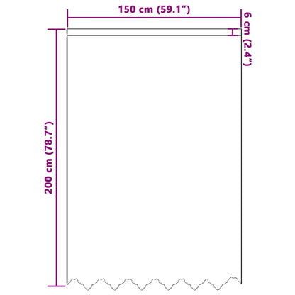 Curtains with Curtains White 150x200cm Polyester