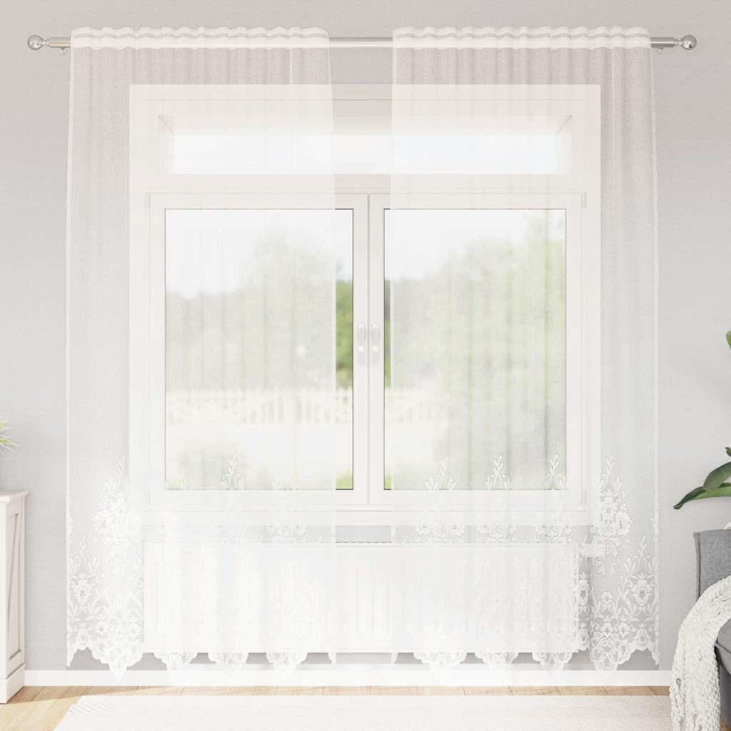 Curtains with Curtains White 150x240cm Polyester