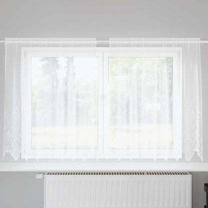 Curtains with Curtains White 200x140cm Polyester