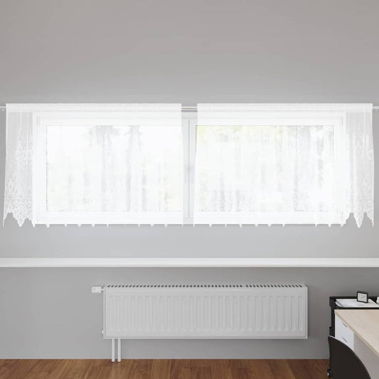 Curtains with Curtains White 300x120cm Polyester