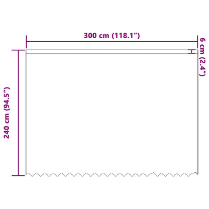 Curtains with Curtains White 300x240cm Polyester