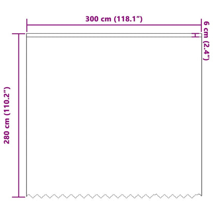 Curtains with Curtains White 300x280cm Polyester