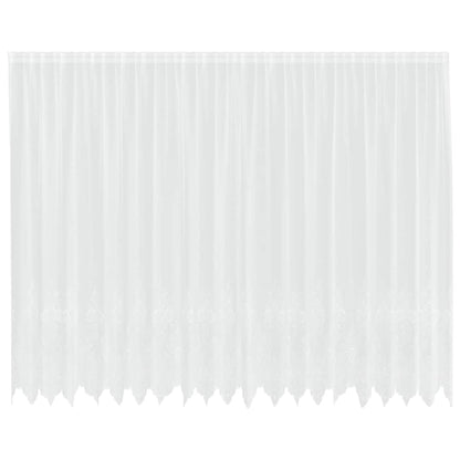 Curtains with Curtains White 500x245cm Polyester