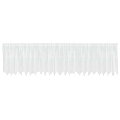 Curtains with Curtains White 600x80cm Polyester