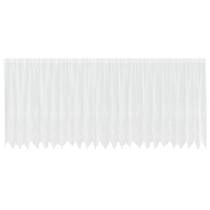 Curtains with Curtains White 600x140cm Polyester