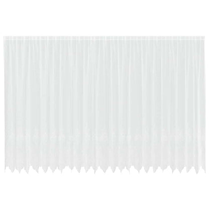 Curtains with Curtains White 600x220cm Polyester
