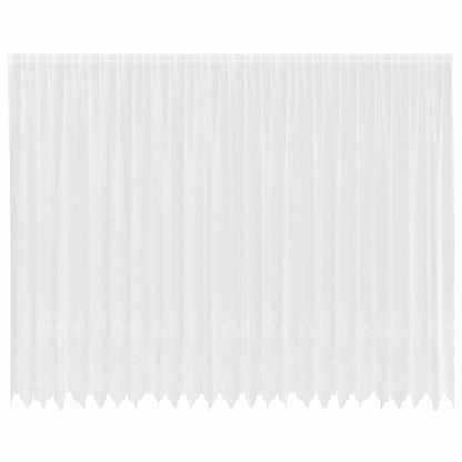 Curtains with Curtains White 600x300cm Polyester