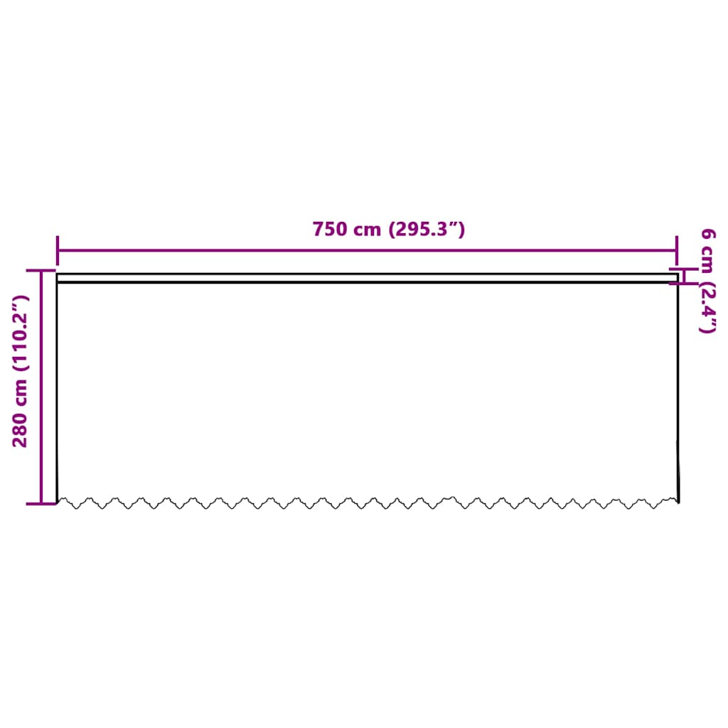 Curtains with Curtains White 750x280cm Polyester