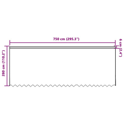 Curtains with Curtains White 750x280cm Polyester