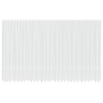 Curtains with Curtains White 750x300cm Polyester