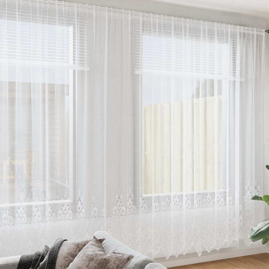 Curtains with Curtains White 900x260cm Polyester