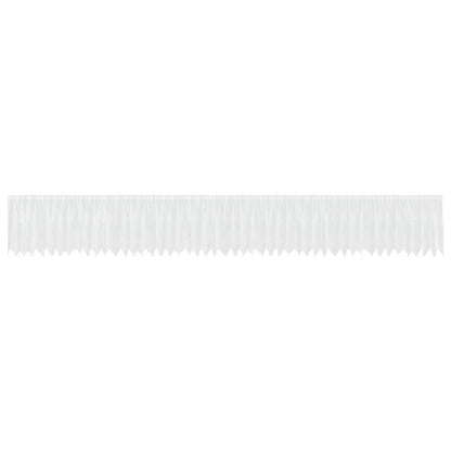 Curtains with Curtains White 1200x120cm Polyester