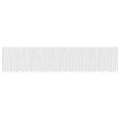 Curtains with Curtains White 1200x180cm Polyester