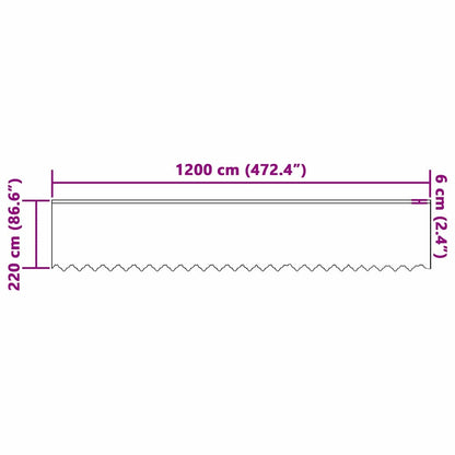 Curtains with Curtains White 1200x220cm Polyester