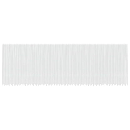 Curtains with Curtains White 1200x245cm Polyester