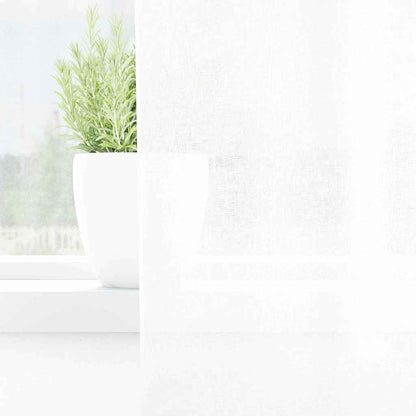 Curtains with Curtains 2 pcs White 140x140cm Polyester