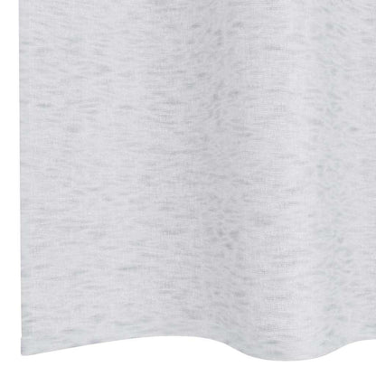 Curtains with Curtains 2 pcs Light grey 140x225cm Polyester