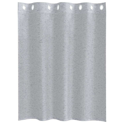 Curtains with Curtains 2 pcs Dark grey 140x140cm Polyester