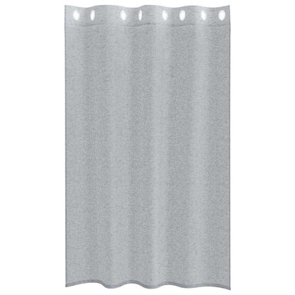 Curtains with Curtains 2 pcs Dark grey 140x175cm Polyester