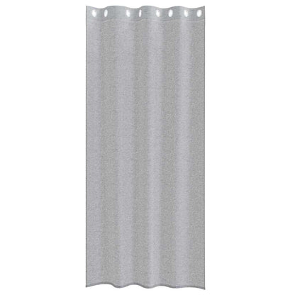 Curtains with Curtains 2 pcs Dark grey 140x225cm Polyester