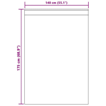 Curtains with Curtains 2 pcs Sand 140x175cm Polyester