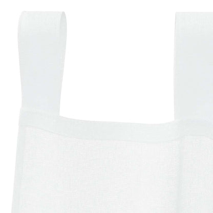 Curtains with Curtains 2 pcs White 140x245cm Polyester