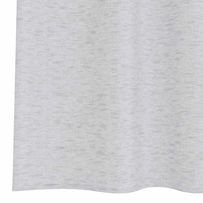 Curtains with Curtains 2 pcs Light grey 140x175cm Polyester