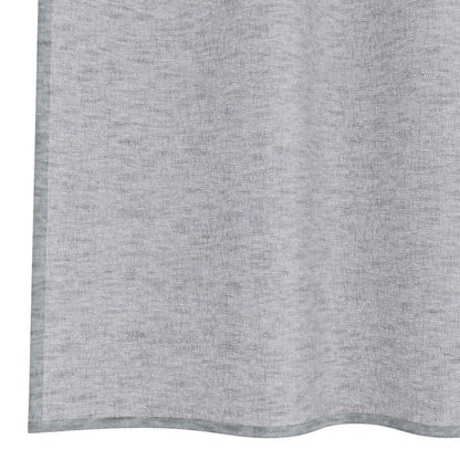 Curtains with Curtains 2 pcs Dark grey 140x245cm Polyester