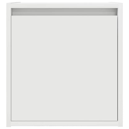 Wall-Mounted Bedside Cabinet White 38x34x40 cm