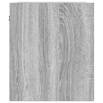 Wall-mounted Bedside Cabinet Grey Sonoma 38x34x40 cm