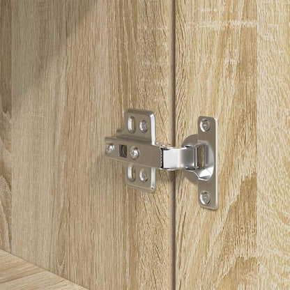 Bedside Cabinet Sonoma Oak 39x35x125 cm Engineered Wood