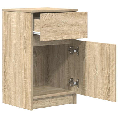 Bedside Cabinets 2 pcs Sonoma Oak 39x35x65 cm Engineered Wood